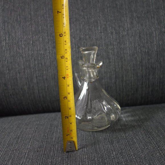 Glass Salad Dressing Shaker Jar with all Glass Lid - Picture 7 of 9